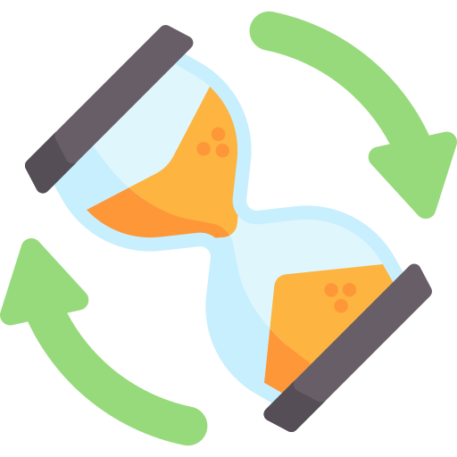 reloj de arena icono gratis