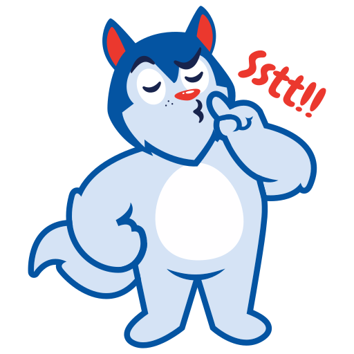 Silent free sticker