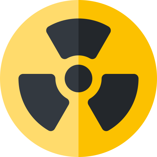 signo nuclear icono gratis