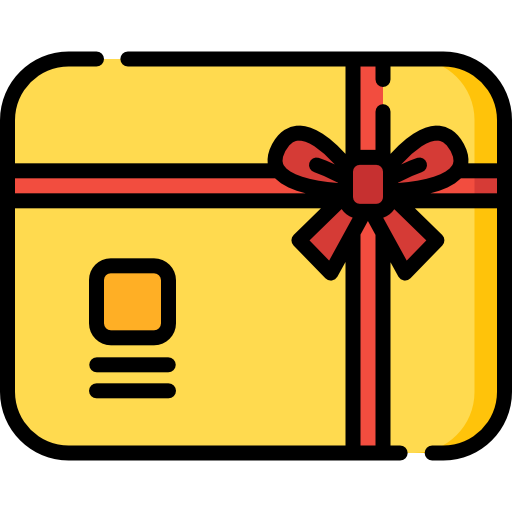 Gift card Special Lineal color icon