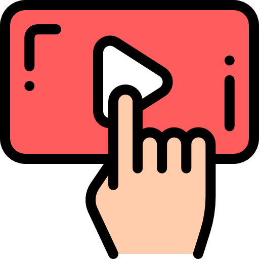 reproductor de video icono gratis