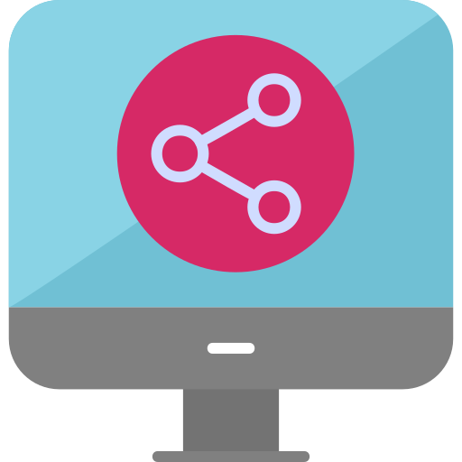 compartir datos icono gratis