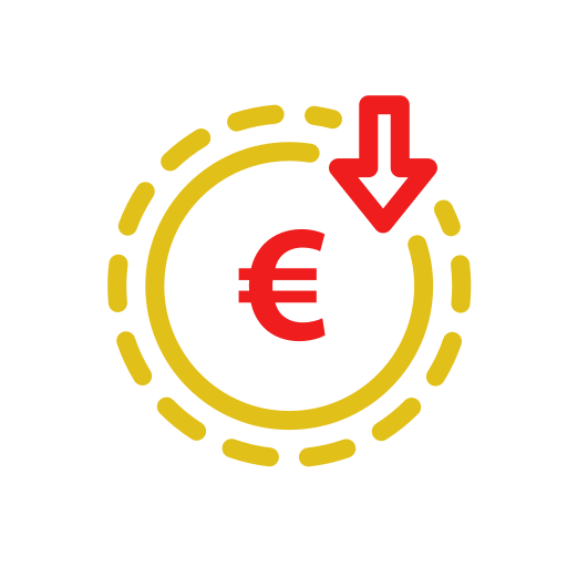 euro icono gratis