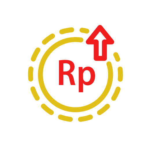 rupia indonesia icono gratis