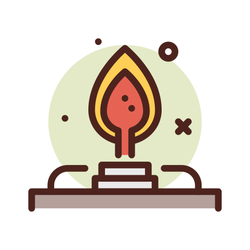 Flame free icon