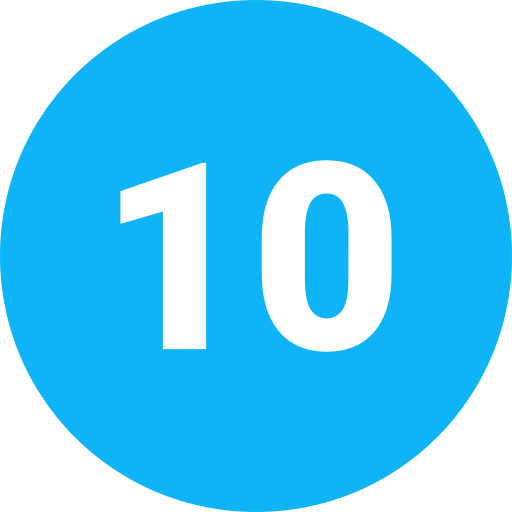 Ten free icon
