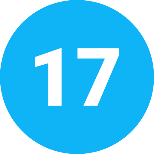 Seventeen free icon