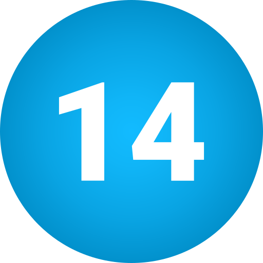 catorce icono gratis