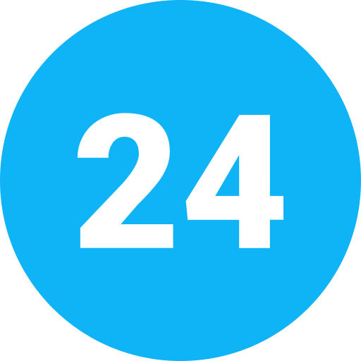 Twenty four free icon Twenty four free icon