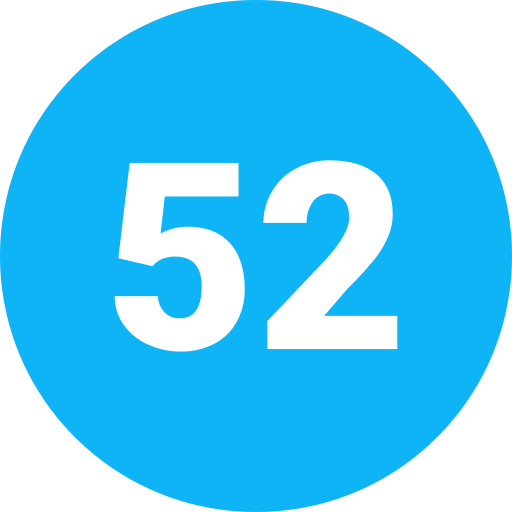 Fifty two free icon