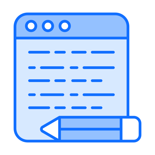 Blog Generic Blue icon