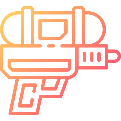 pistola de agua icono gratis