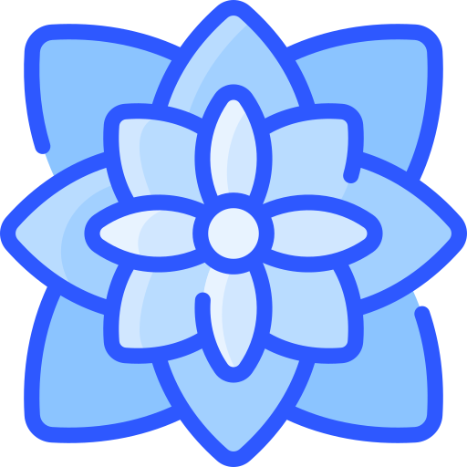 flor de pascua icono gratis