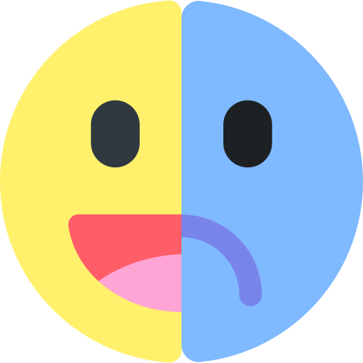 Bipolar Basic Rounded Flat icon