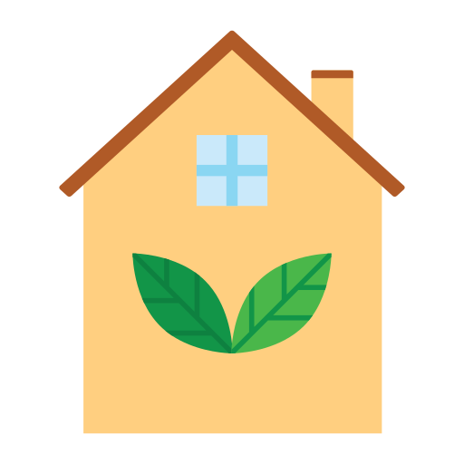 maison écologique Icône gratuit