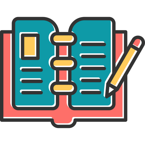 Book Generic Outline Color icon