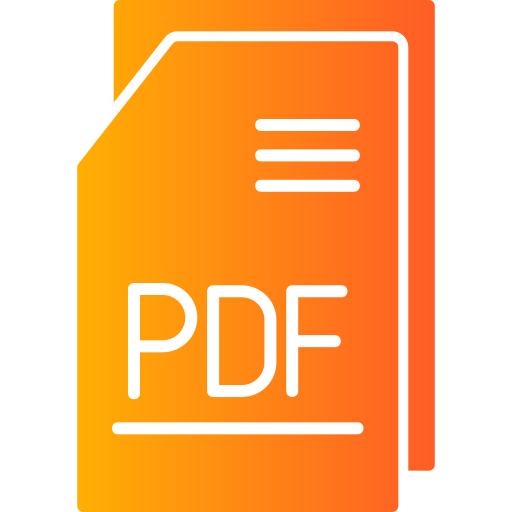 Pdf file Generic Flat Gradient icon