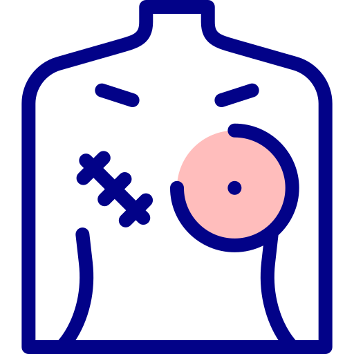 mastectomía icono gratis