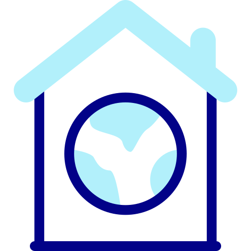 casa ecológica icono gratis