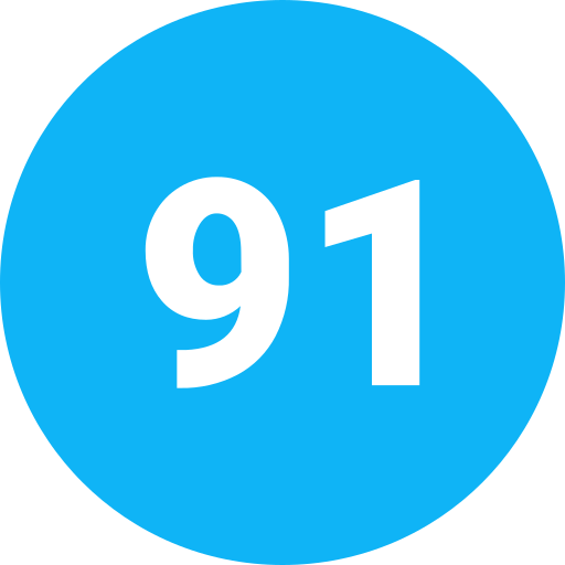 91 Icône gratuit 91 Icône gratuit