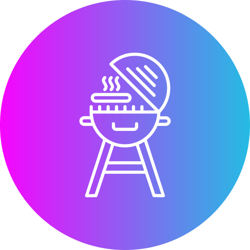 Bbq Generic Flat Gradient icon