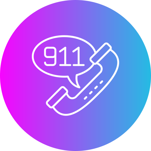 appel 911 Icône gratuit appel 911 Icône gratuit