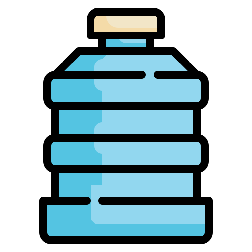 Water Generic Outline Color icon