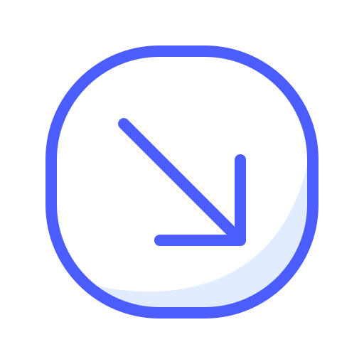 abajo a la derecha icono gratis