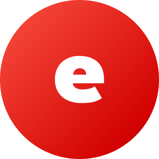 Letter e Generic Flat Gradient icon