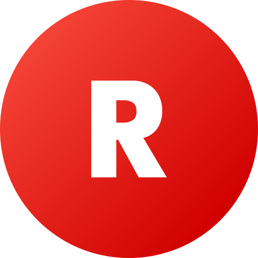 red r symbol