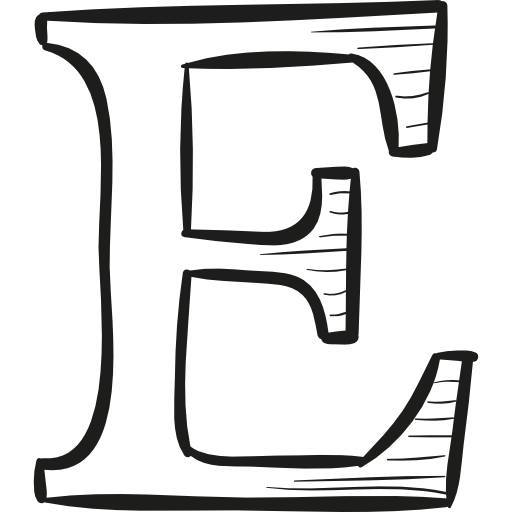 Etsy drawn logo  free icon