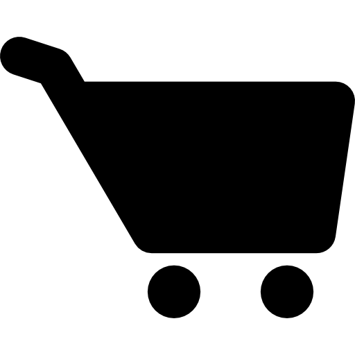 carrito de comercio electrónico negro icono gratis