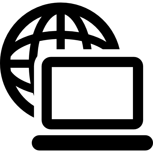 pantalla de cuadrícula global icono gratis