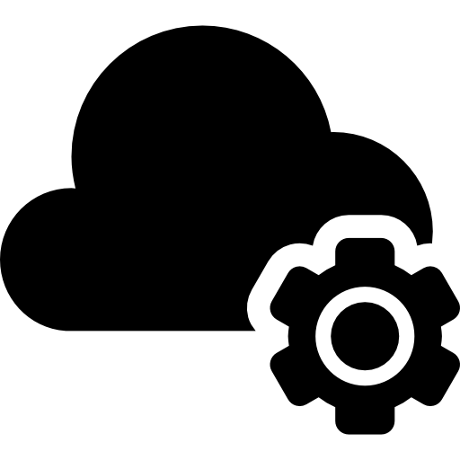 configuración de la nube icono gratis