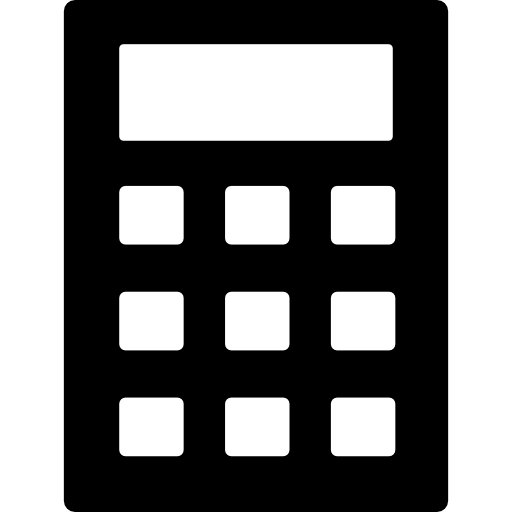 calculadora de matemáticas icono gratis