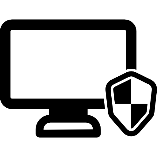 protección informática icono gratis