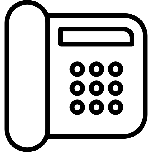 Teléfono de casa - Iconos gratis de redes