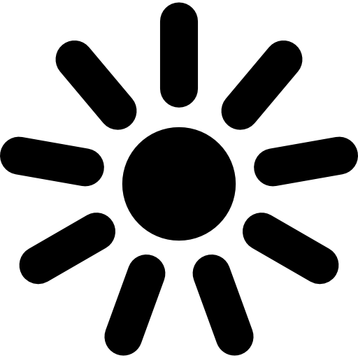 Brightness control icon