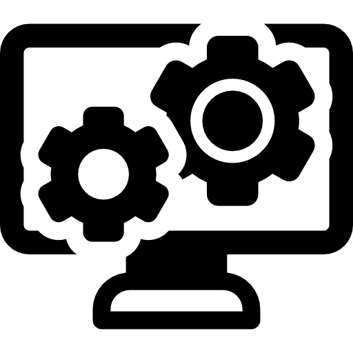 configuracion de computadora icono gratis
