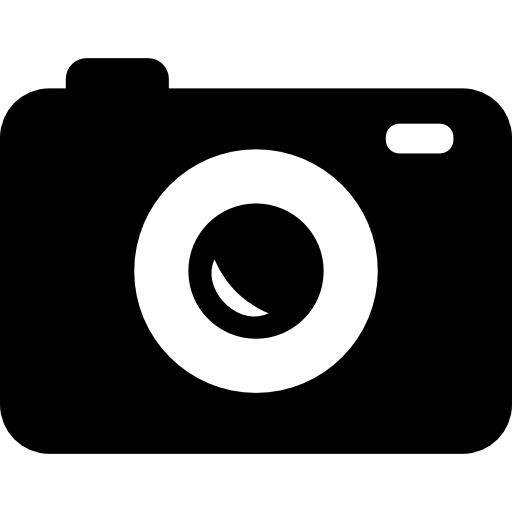 cámara digital frontal icono gratis