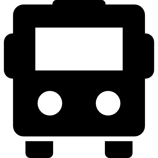 bus frontal icono gratis