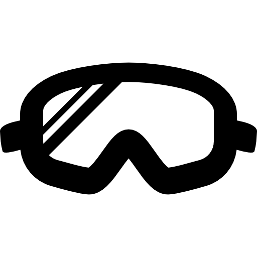 gafas de esquí icono gratis