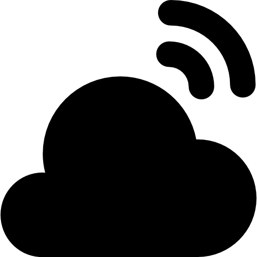 nube wifi icono gratis