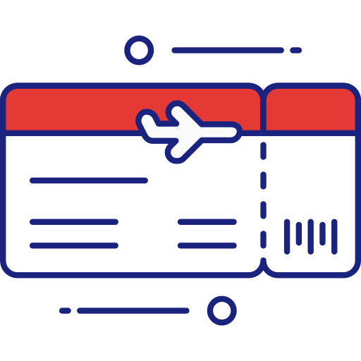 Boarding Pass Flat Icon