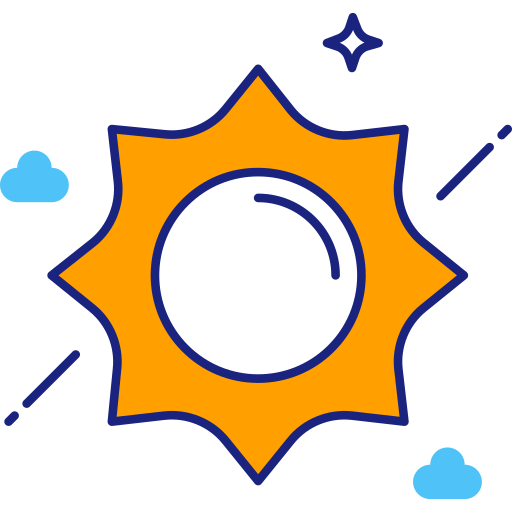 Sun free icon