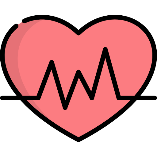 Heart Kawaii Lineal color icon