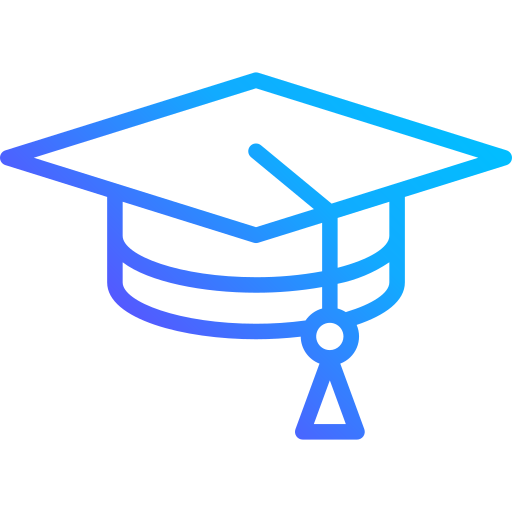 gorro de graduación icono gratis