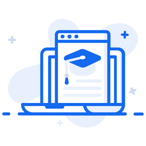 educación en línea icono gratis