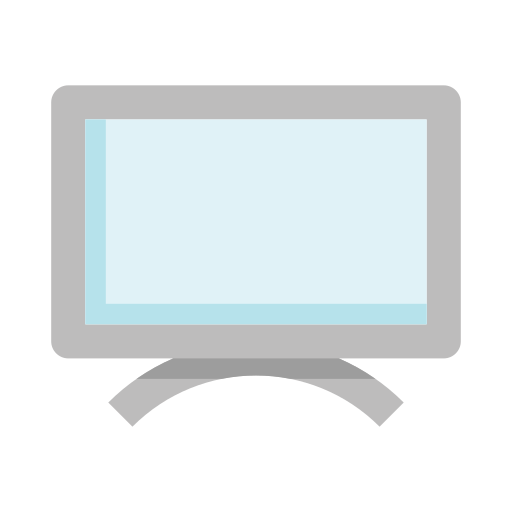 pantalla de televisión icono gratis