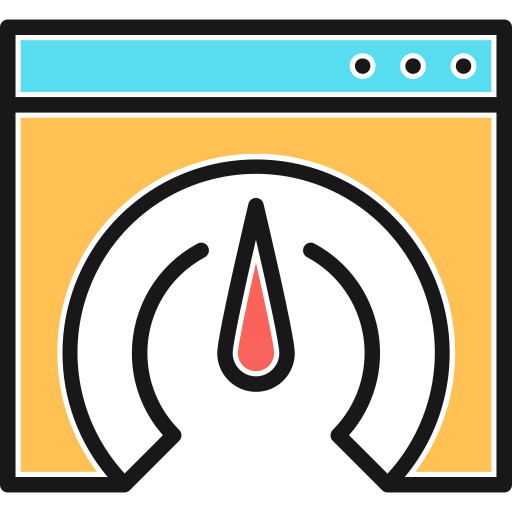 prueba de velocidad icono gratis